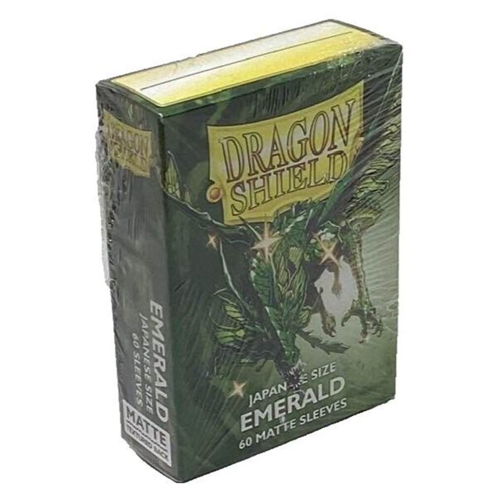 Dragon Shield Japanese Size Emerald 60 Matte Dual Sleeves Counter-Ray 11136 NEW